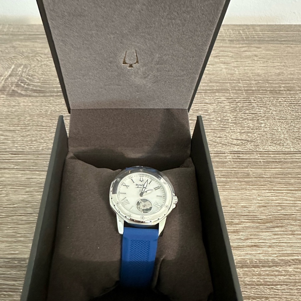 35mm Men's Bulova Marine Star Automatic Watch NIB!